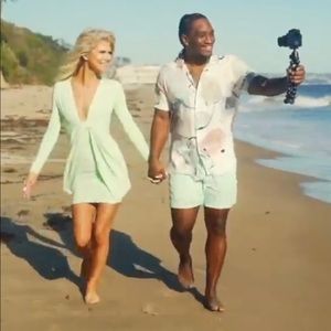 OhPolly Mint Mini Dress